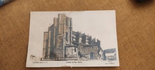 Postal Castro Urdiales Iglesia Sta. María