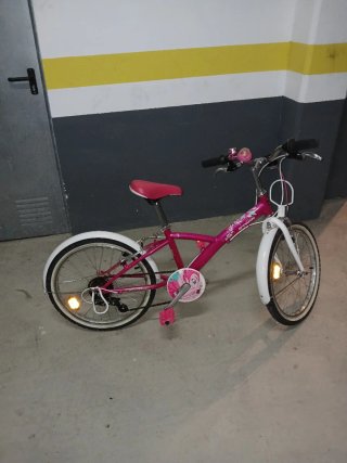 Bicicleta Infantil Rosa Decathlon 20 Pollici