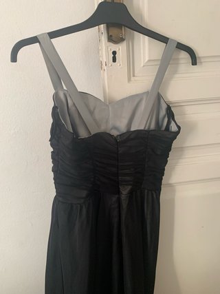 Vestido largo negro para boda