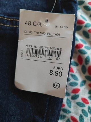 Leggings vaqueros mujer talla 48
