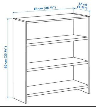 Estantería IKEA PAHL blanca