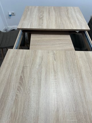 Mesa de comedor extensible madera