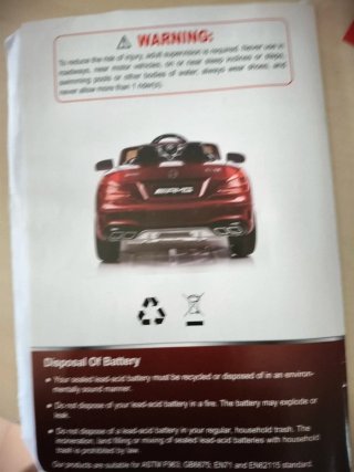Coche eléctrico infantil Mercedes con mando