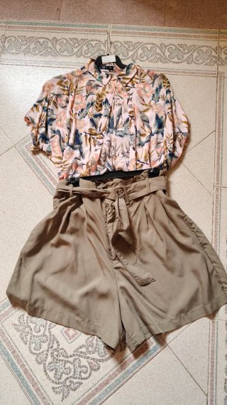 Conjunto Safari: Pantalón y 2 Camisas