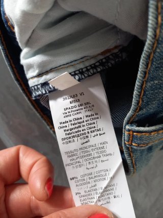 Jeans Parrot 12 anni patchwork pizzo
