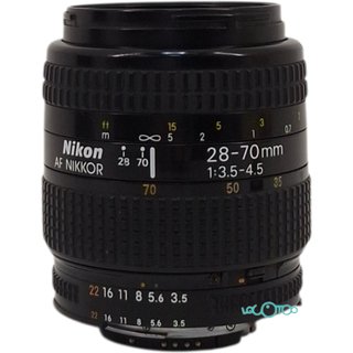 OBJETIVO NIKON AF NIKKOR 28-70MM 1:3.5-4.5SIN TAPA