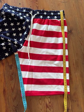 Bermuda H&M Bandera Americana 100% Algodón