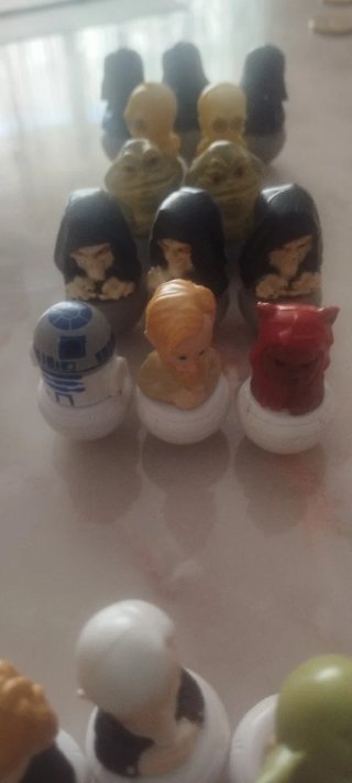 Figuras weebles Star Wars Plástico Pequeñas