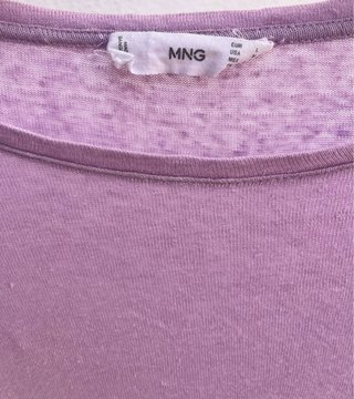 Camiseta Lila Mango Talla l