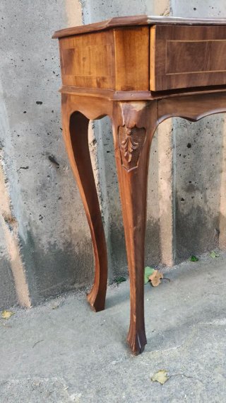 Console in noce stile veneziano