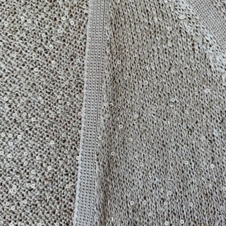 Torera lentejuelas Tintoretto beige/dorada Talla Ú