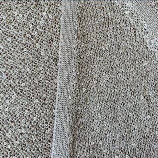 Torera lentejuelas Tintoretto beige/dorada Talla Ú