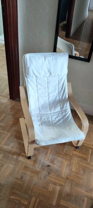 Sillón infantil madera y tela