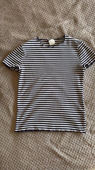Camiseta Rayas Negras y Blancas
