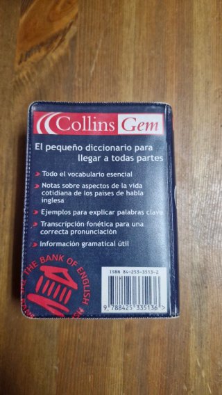 Mini diccionario Ingles