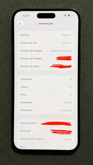 iPhone 14 Pro Max de 128gb Dorado