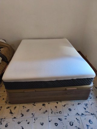 Cama canapé matrimonio casi nueva