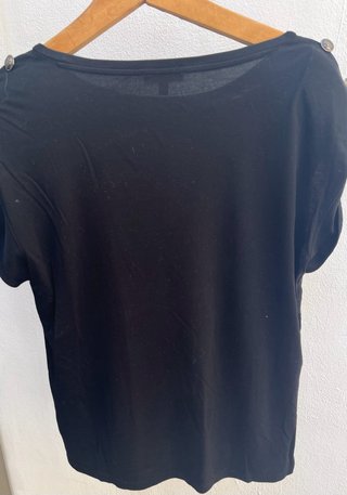 Camiseta Massimo Dutti Negra Talla L