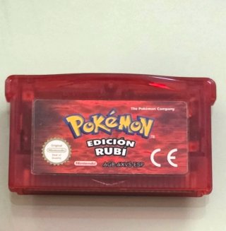 Cartuccia Pokémon Rubino Edizione Spagnola - Game Boy Advance