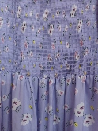 Vestito donna lungo floreale con spacco