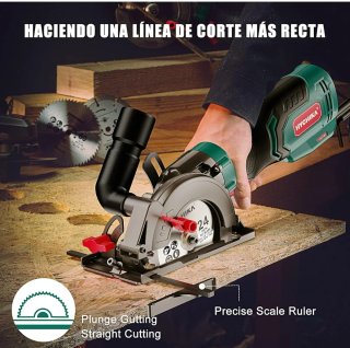 Mini sierra circular HYCHIKA 750W