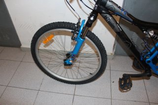 Bicicleta de montaña Btwin 24 pulgadas.