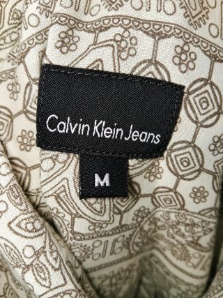 Camisa Calvin Klein Jeans Estampado Paisley Verde