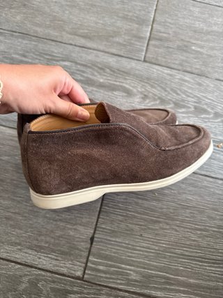 Mocasines de ante marrones
