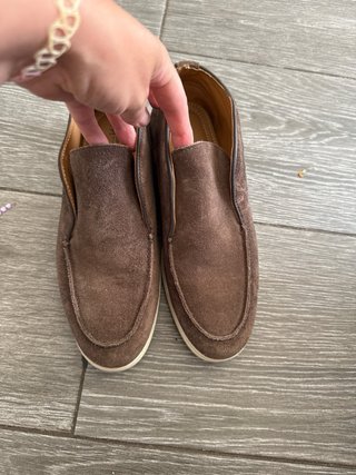 Mocasines de ante marrones