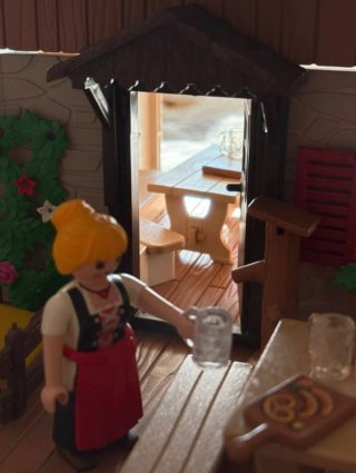 Playmobil Cabaña Montaña Refugio Alpino