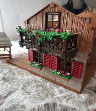 Playmobil Cabaña Montaña Refugio Alpino