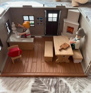 Playmobil Cabaña Montaña Refugio Alpino