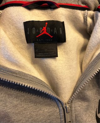 Sudadera Nike Air Jordan Gris
