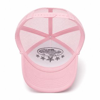Gorra Trucker Rosa Premium Bordada – Rejilla Ajust