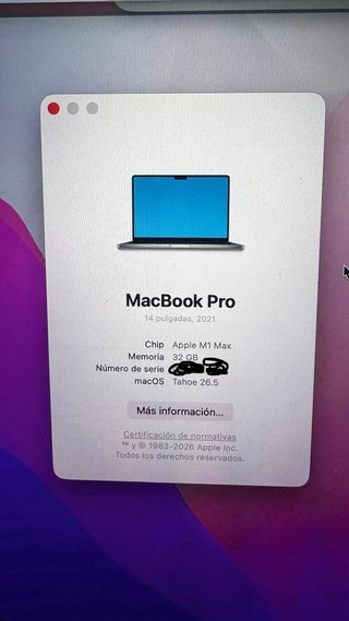 MacBook Pro M1 Max 32GB RAM 2TB SSD, come NUOVO