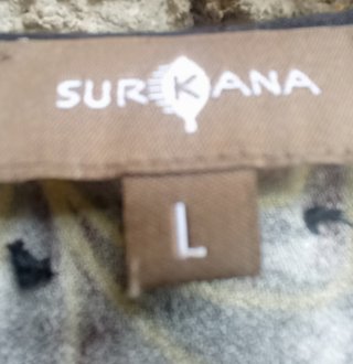 Túnica de viscosa estampada