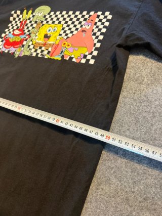 Camiseta Vans x Bob Esponja Manga Larga Negra