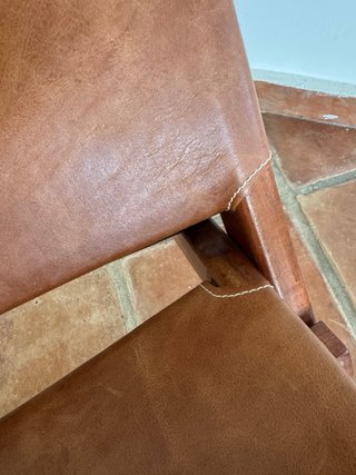Sillón plegable cuero Zara Home