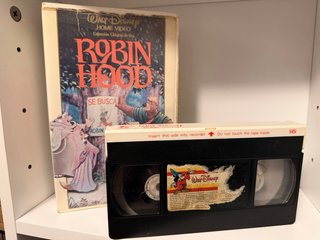 VHS Disney Robin Hood Edición Clásicos Oro