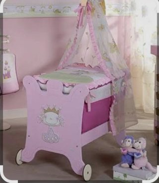 Mini Cuna Petite Princess Madera