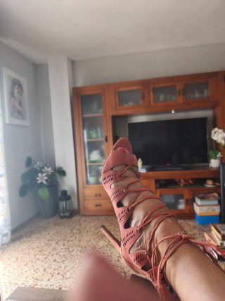 Zapatos tacón coral talla 40