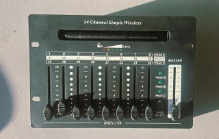 Controlador DMX 512 Inalámbrico 24 Canales