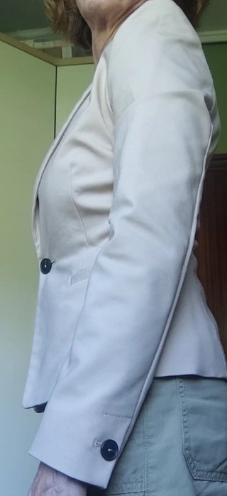 Chaqueta americana beige