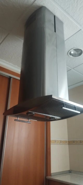 Mueble cocina con hornilla y campana