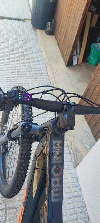 Bicicleta Eléctrica KTM Negra/Naranja