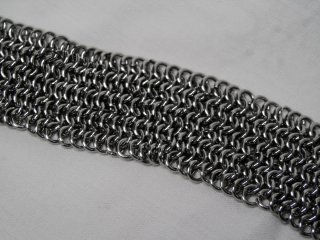 Pulsera Chainmail Acero Inoxidable Hecha a Mano