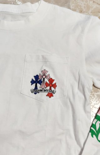 Camiseta Chrome hearts blanca (S). NUEVA