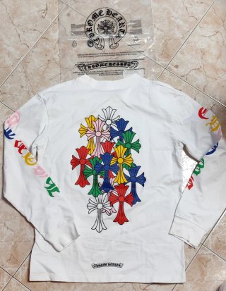 Camiseta Chrome hearts blanca (S). NUEVA