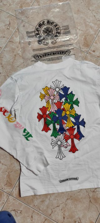 Camiseta Chrome hearts blanca (S). NUEVA