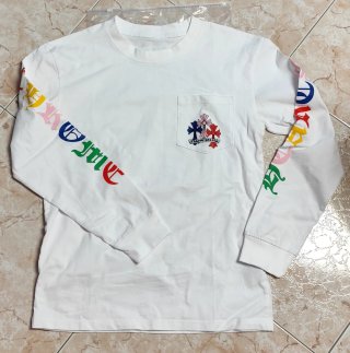 Camiseta Chrome hearts blanca (S). NUEVA